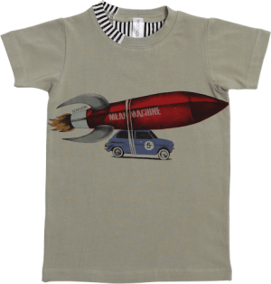 SoSooki Rocket on Car Tee